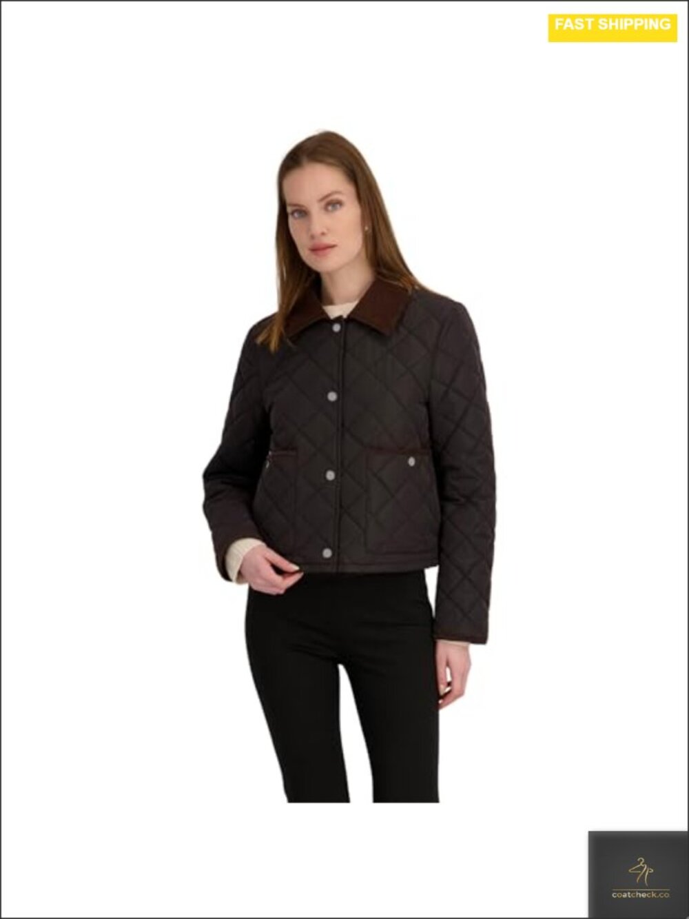 TAHARI Women's Haly Quilted Lightweight Jacket – Water-repellent Short Jacket